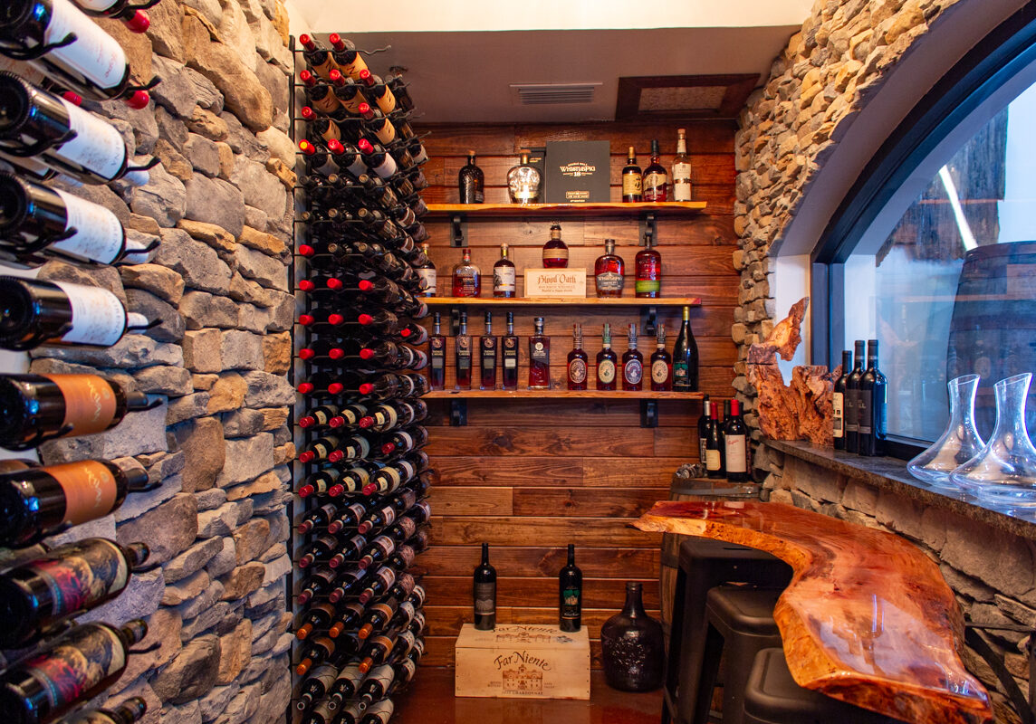 Interior_20220830 - 013comp Example of Restauraunt/Food Photography for DoorDash, Uber Eats, Grub Hub, Pop Menu, and any food delivery service app. Food Photo is the wine cooler of a high scale restaraunt.